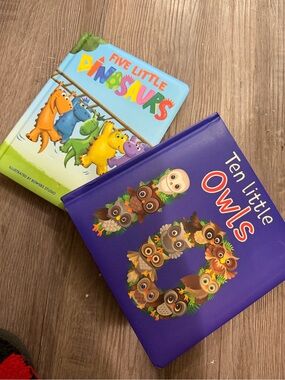 Ten Little Owls & Five Little Dinosaurs Board Books